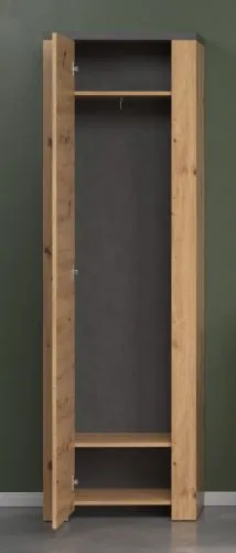 Garderobenschrank Follow | Artisan Eiche / Matera grau