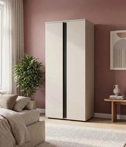 Garderobenschrank Kleiderschrank Amara | 2-türig | Kaschmir