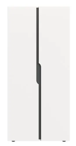 Garderobenschrank Kleiderschrank Anga | 2-türig | weiß