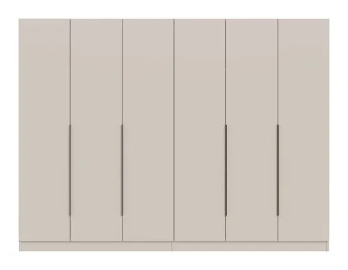 Garderobenschrank Kleiderschrank Kopenhagen 2 | Kaschmir | 2-teilig