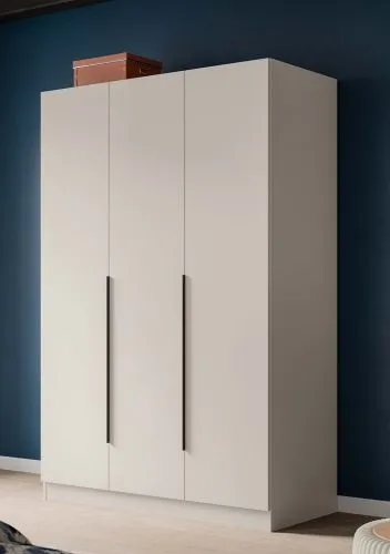 Garderobenschrank Kleiderschrank Kopenhagen | 3-türig | Kaschmir