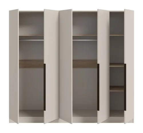 Garderobenschrank Kleiderschrank Kopenhagen | Kaschmir | 2-teilig