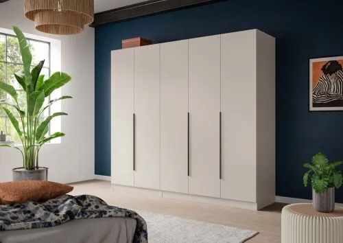 Garderobenschrank Kleiderschrank Kopenhagen | Kaschmir | 2-teilig