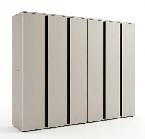 Garderobenschrank Kleiderschrank Set Amara 1 | Kaschmir