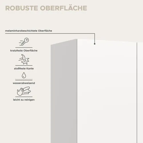 Garderobenschrank Kleiderschrank Stanga | Weiß / Artisan Eiche