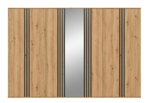 Garderobenschrank Kleiderschrank Tofta 1 | 3-teilig | Artisan Eiche