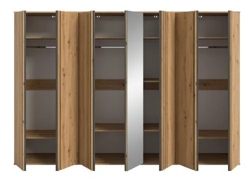 Garderobenschrank Kleiderschrank Tofta 1 | 3-teilig | Artisan Eiche