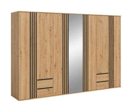 Garderobenschrank Kleiderschrank Tofta 2 | 3-teilig | Artisan Eiche