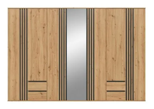 Garderobenschrank Kleiderschrank Tofta 2 | 3-teilig | Artisan Eiche