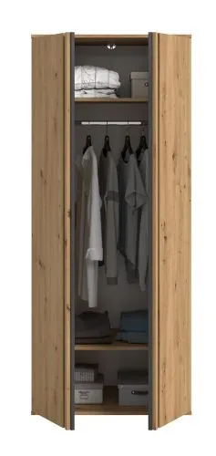 Garderobenschrank Kleiderschrank Tofta | 2-türig | Artisan Eiche