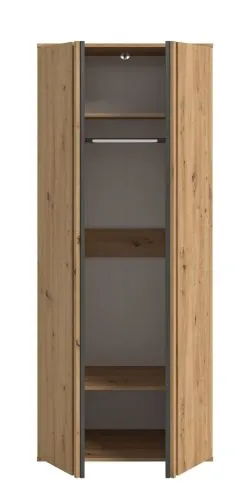Garderobenschrank Kleiderschrank Tofta | 2-türig | Artisan Eiche