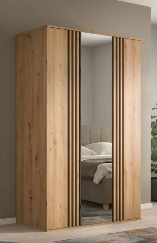 Garderobenschrank Kleiderschrank Tofta | 3-türig | Artisan Eiche