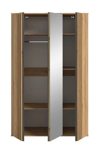Garderobenschrank Kleiderschrank Tofta | 3-türig | Artisan Eiche