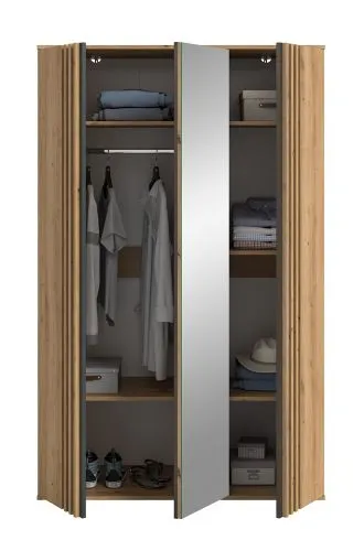 Garderobenschrank Kleiderschrank Tofta | 3-türig | Artisan Eiche