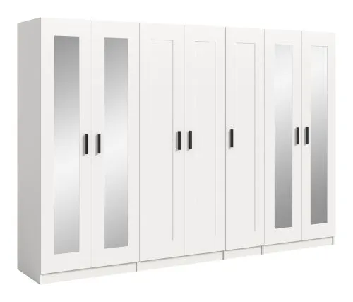 Garderobenschrank Kleiderschrank Visby 2 | 3-teilig | weiß