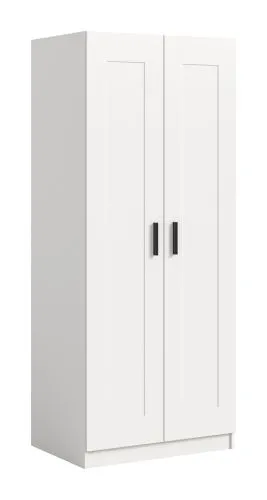 Garderobenschrank Kleiderschrank Visby | 2-türig | weiß