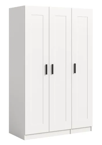 Garderobenschrank Kleiderschrank Visby | 3-türig | weiß