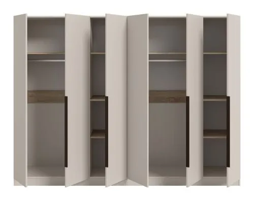 Garderobenschrank Kleiderschrank Kopenhagen | Kaschmir | 2-teilig