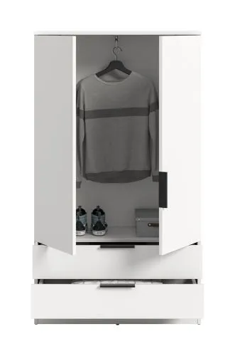 Garderobenschrank Kopenhagen | weiß