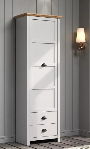 Garderobenschrank Landside | Lichtgrau / Artisan Eiche