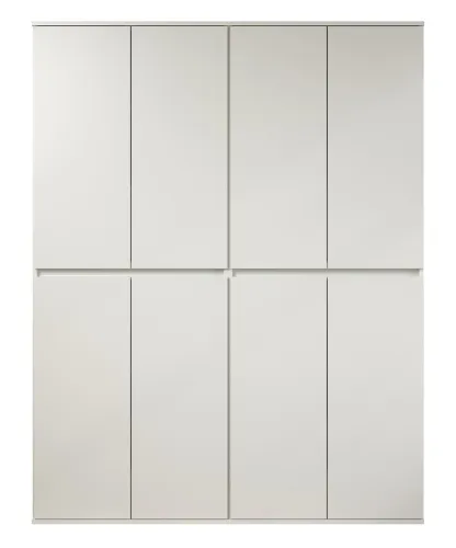 Garderobenschrank Nevada | weiß | 148 x 191 x 34 cm