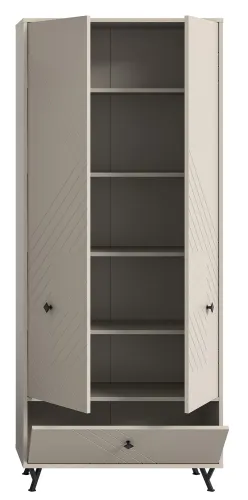 Garderobenschrank Notes | beige matt/sandfarben