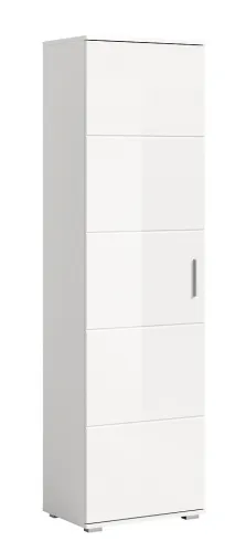 Garderobenschrank Prego | weiß Hochglanz