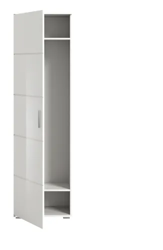 Garderobenschrank Prego | weiß Hochglanz