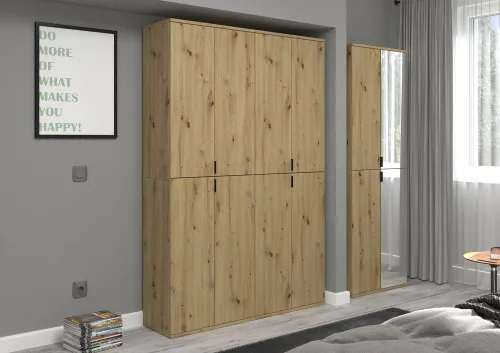 Garderobenschrank Projekt X 1 | Kombination | Artisan Eiche | 2-teilig