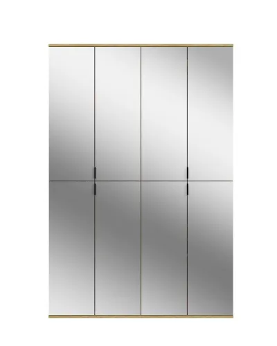 Garderobenschrank Projekt X 1 | Kombination | Artisan Eiche | Spiegeltüren | 2-teilig