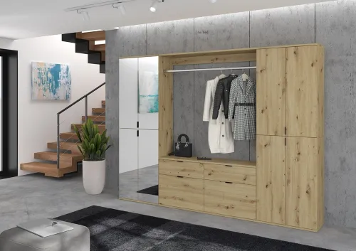 Garderobenschrank Projekt X groß | Artisan Eiche