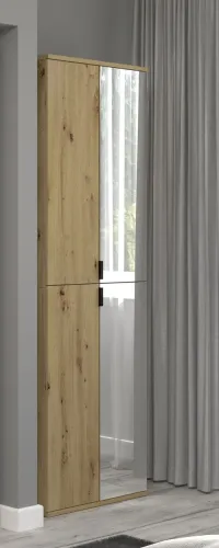 Garderobenschrank Projekt X | Kombination | Artisan Eiche | Spiegeltür | 2-teilig
