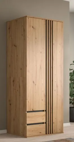 Garderobenschrank Schrank Tofta | mit Schubkästen | Artisan Eiche