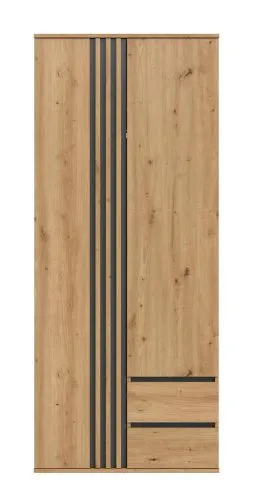 Garderobenschrank Schrank Tofta | mit Schubkästen | Artisan Eiche
