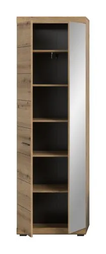 Garderobenschrank Scout | mit Spiegel | Evoke Oak