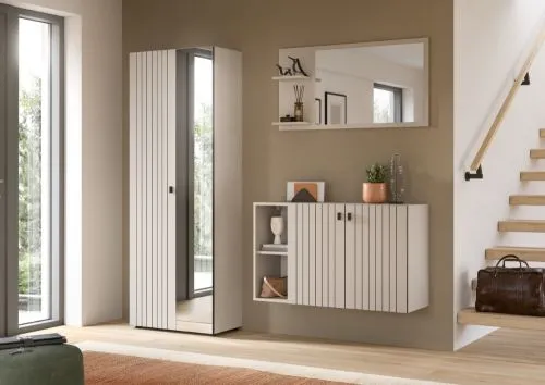 Garderobenschrank Station | Kaschmir