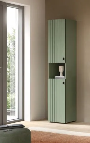 Garderobenschrank Station | Smoke Green