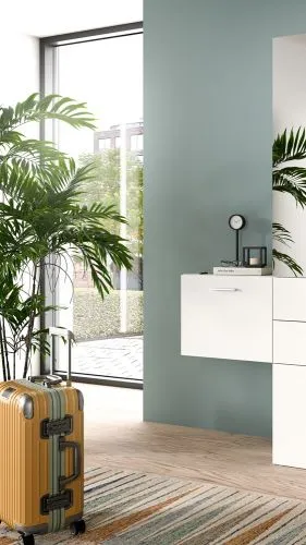 Garderobenschrank, Stauraumelement Vaga klein | weiß