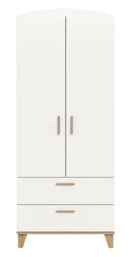 Garderobenschrank Stella | weiß / Artisan Eiche