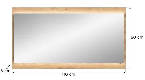 Garderobenspiegel Drive | Artisan Oak inkl. LED Lichtband