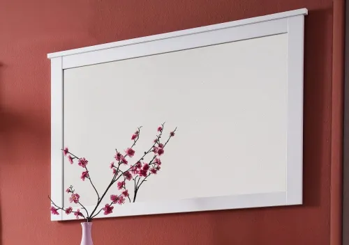 Garderobenspiegel Ole | weiß | Landhausstil