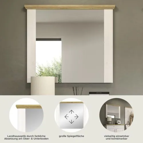 Garderobenspiegel Verona | Lärche Sibiu / Eiche