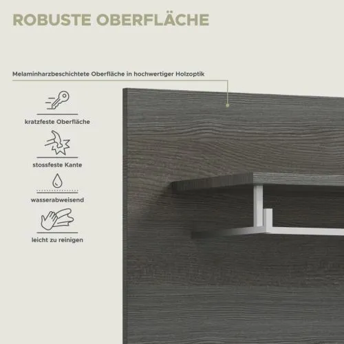 Garderobepaneel Salsa | rauchsilber