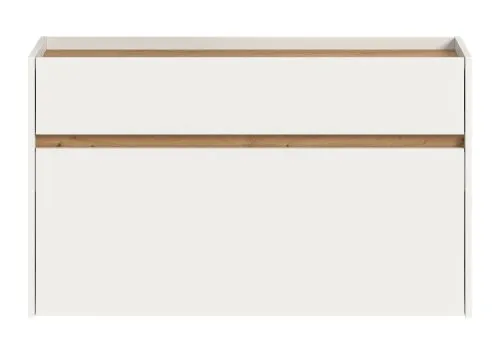 Hänge-Schuhschrank Drive | weiß / Artisan Oak