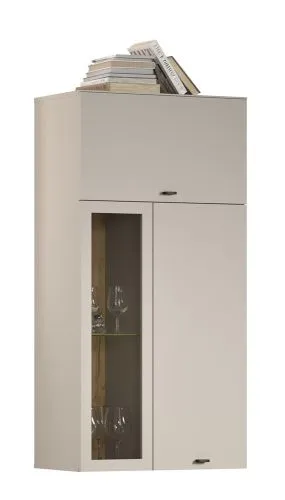 Hänge-Vitrine Vitrinenschrank Bellugi, Cashmere Dekor – Ansicht 2