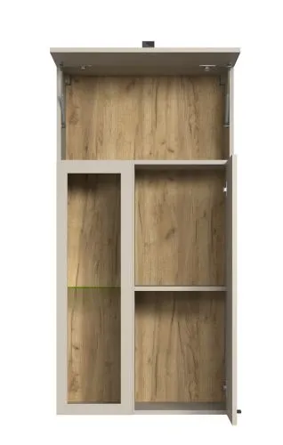 Hänge-Vitrine Vitrinenschrank Bellugi, Cashmere Dekor – Ansicht 4