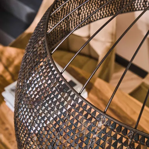 Hängelampe Onix | Metall | schwarz-braun