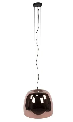 Hängelampe Pad | Glas & Metall | Kupferfarbe