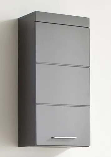 Hängeschrank Amanda | grau Hochglanz