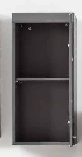 Hängeschrank Amanda | grau Hochglanz